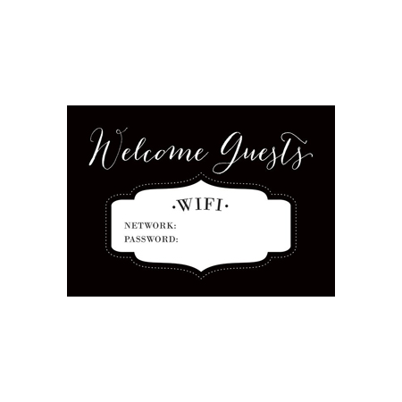 Изготовление карточек с паролем wi-fi