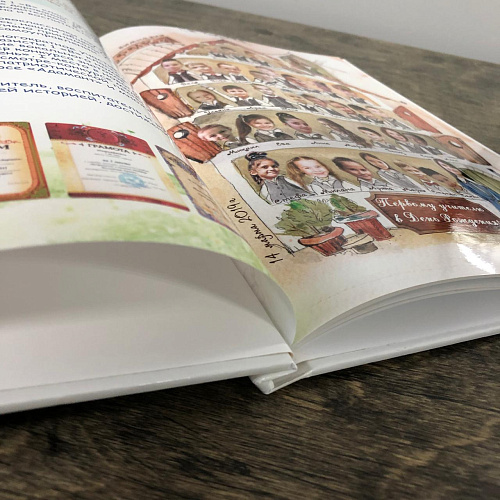 Печать Книг в твердом переплете картинка подробная